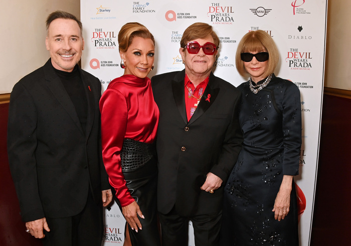  David Furnish, Vanessa Williams, Sir Elton John and Dame Anna Wintour  Photo