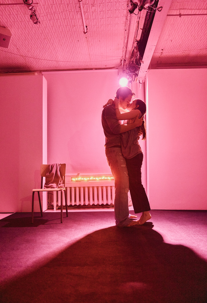 Photos: Ben Ahlers and Victoria Pedretti in TENDER NAPALM Image