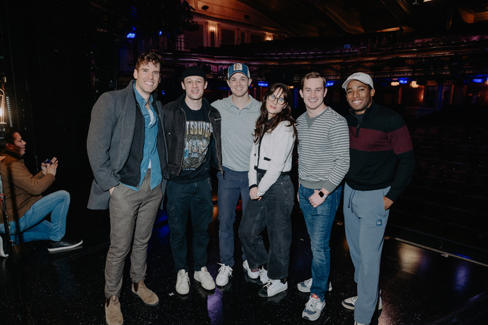 Photos: Zooey Deschanel and Jonathan Scott Visit BACK TO THE FUTURE on Broadway Image