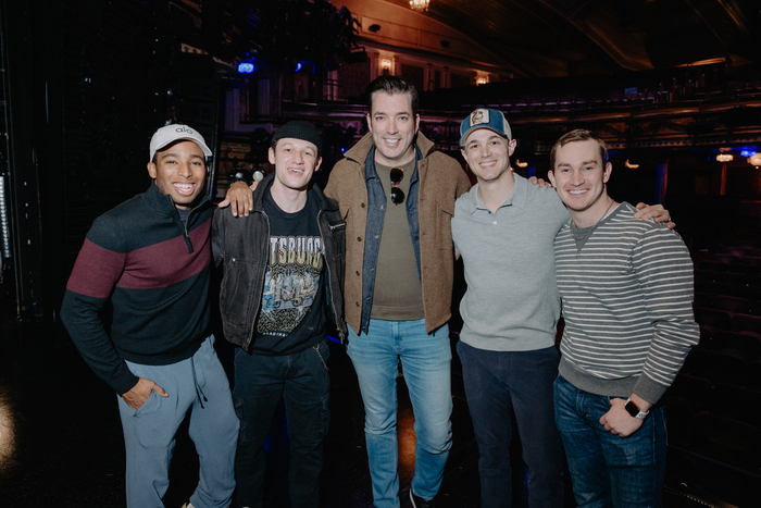 Photos: Zooey Deschanel and Jonathan Scott Visit BACK TO THE FUTURE on Broadway Image
