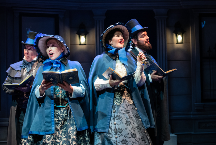 Steve Routman, Nicole Halmos, Aviva Pressman, and Jordan Friend (Carolers)  Photo