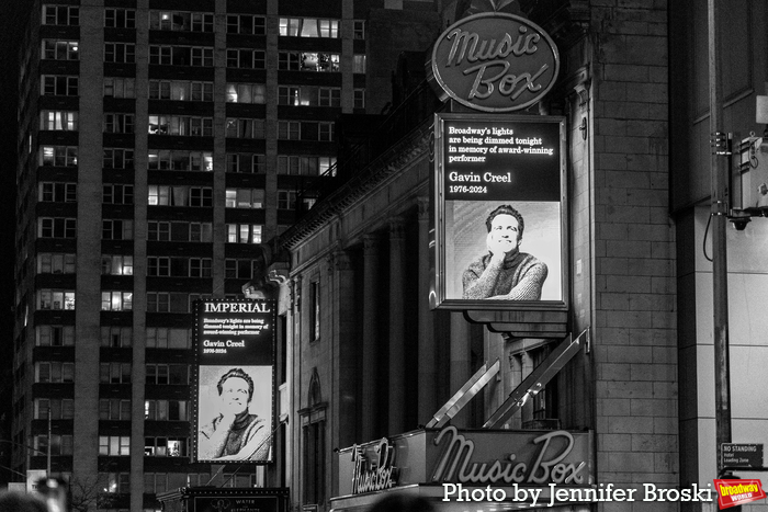 Photos: Broadway Marquees Dim In Honor Of Gavin Creel  Image