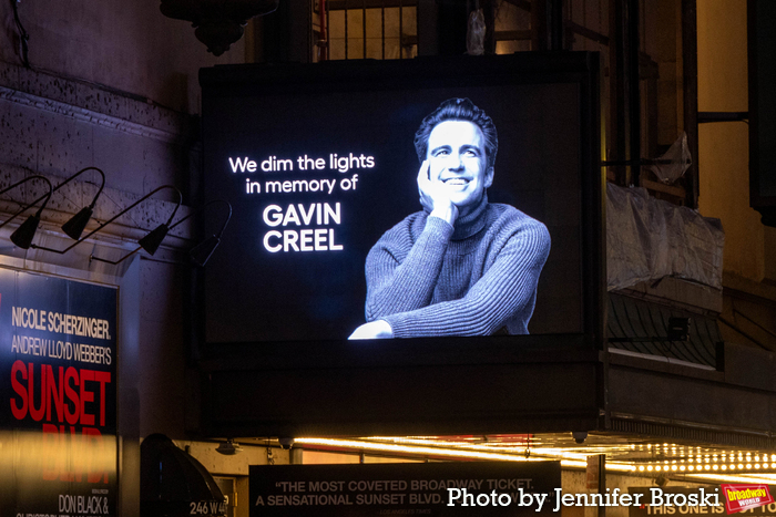 Photos: Broadway Marquees Dim In Honor Of Gavin Creel  Image