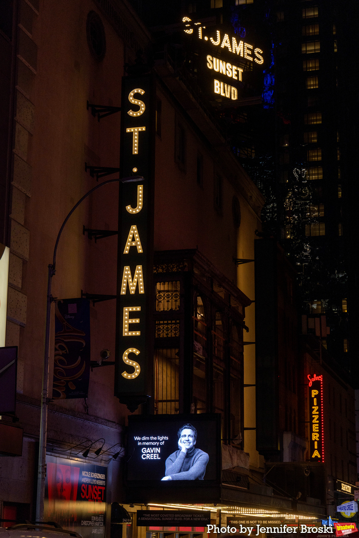 Photos: Broadway Marquees Dim In Honor Of Gavin Creel  Image