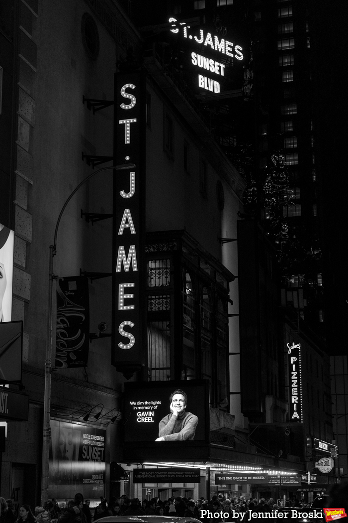 Photos: Broadway Marquees Dim In Honor Of Gavin Creel  Image