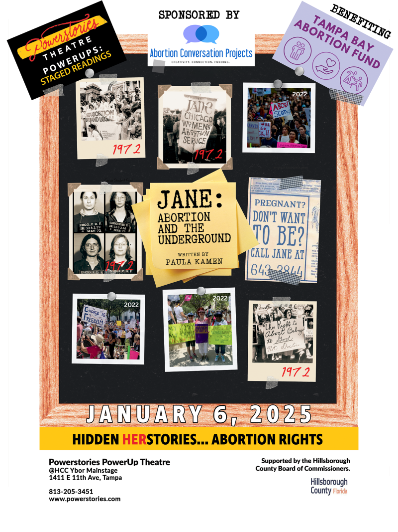 Previews: JANE: ABORTION AND THE UNDERGROUND at Powerstories @HCC Mainstage Ybor Image