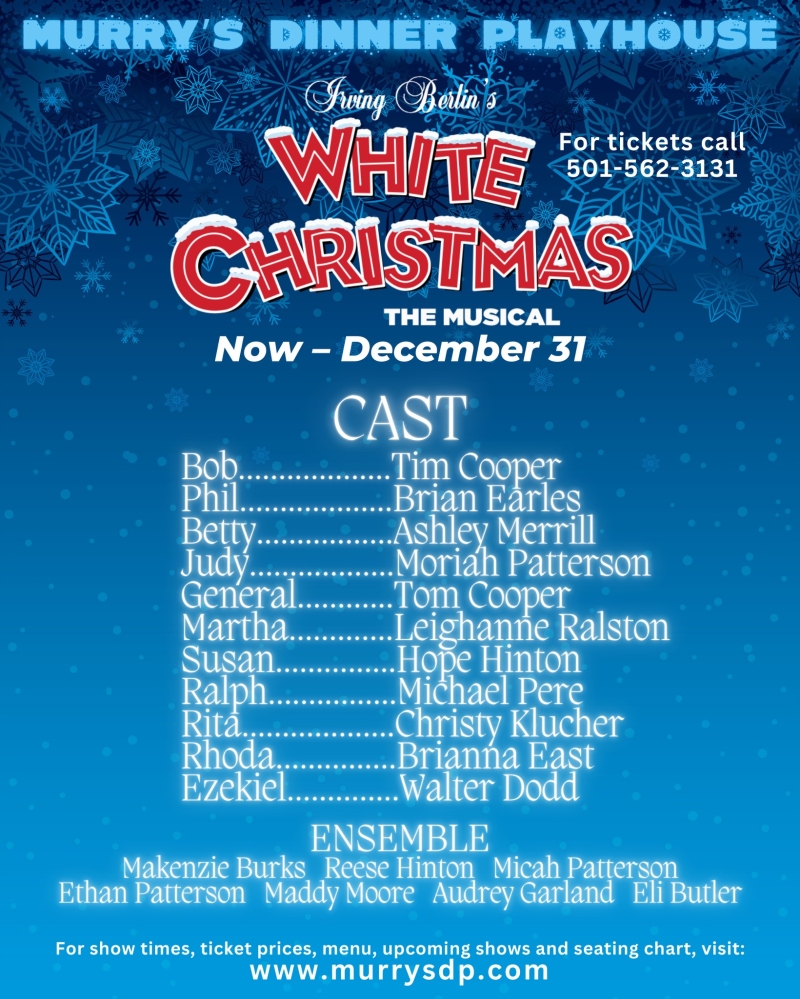 Review: IRVING BERLIN'S WHITE CHRISTMAS THE MUSICAL at Murry's Dinner Playhouse  Image