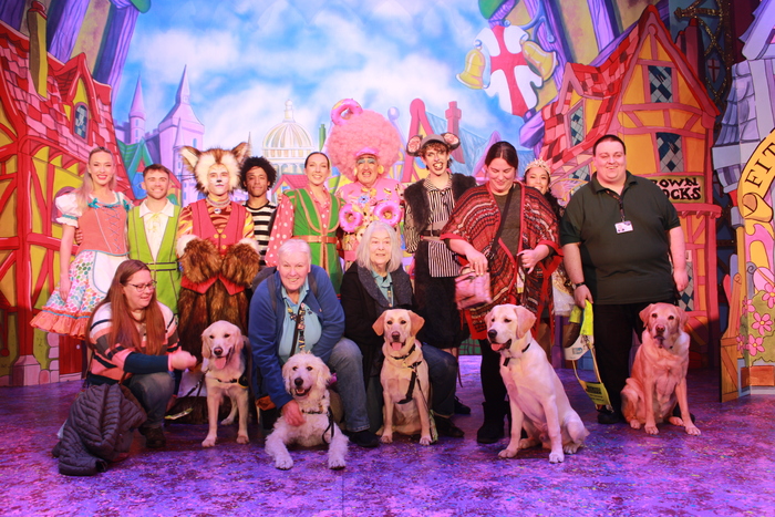 Photos: DICK WHITTINGTON Cast At The Belgrade Theatre Joined On Stage By Guide Dog Puppies  Image