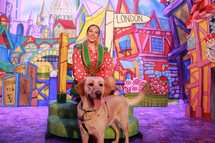 Photos: DICK WHITTINGTON Cast At The Belgrade Theatre Joined On Stage By Guide Dog Puppies  Image