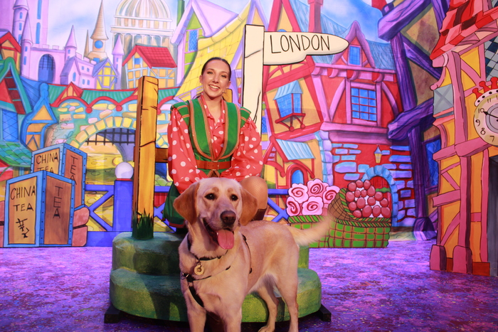 Photos: DICK WHITTINGTON Cast At The Belgrade Theatre Joined On Stage By Guide Dog Puppies Image