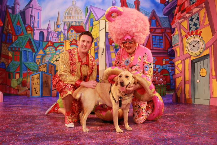 Photos: DICK WHITTINGTON Cast At The Belgrade Theatre Joined On Stage By Guide Dog Puppies  Image