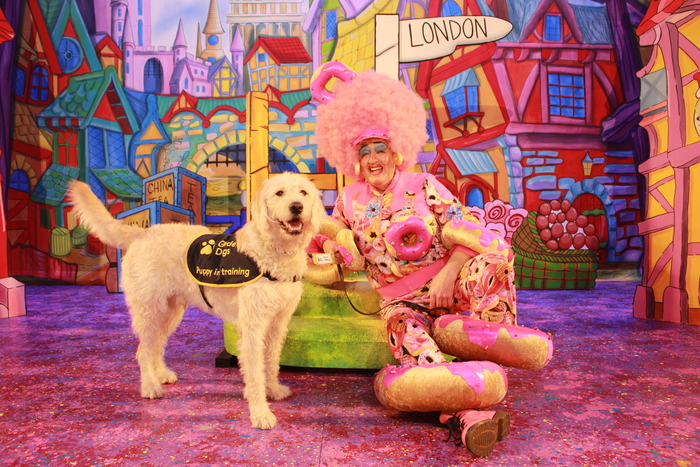 Photos: DICK WHITTINGTON Cast At The Belgrade Theatre Joined On Stage By Guide Dog Puppies Image