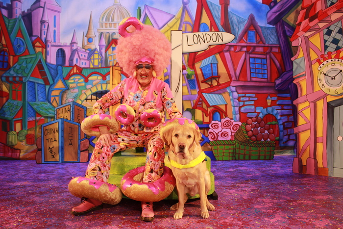 Photos: DICK WHITTINGTON Cast At The Belgrade Theatre Joined On Stage By Guide Dog Puppies Image