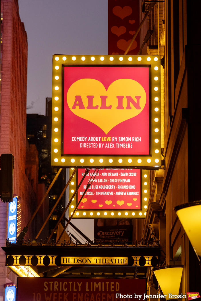 Up on the Marquee: ALL IN: COMEDY ABOUT LOVE  Image