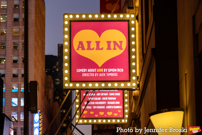 Up on the Marquee: ALL IN: COMEDY ABOUT LOVE Image