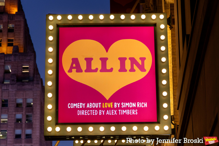 Up on the Marquee: ALL IN: COMEDY ABOUT LOVE  Image