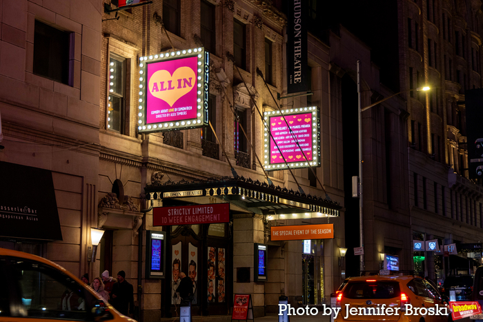 Up on the Marquee: ALL IN: COMEDY ABOUT LOVE Image