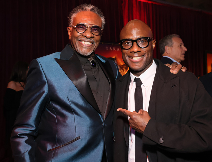 HOLLYWOOD, CALIFORNIA - DECEMBER 09: (L-R) Keith David and Barry Jenkins attend the w Photo