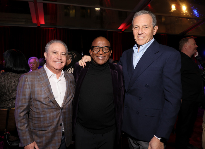 HOLLYWOOD, CALIFORNIA - DECEMBER 09: (L-R) Alan Bergman, Co-Chairman, Disney Entertai Photo