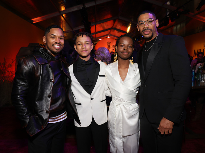 HOLLYWOOD, CALIFORNIA - DECEMBER 09: (L-R) Kelvin Harrison Jr., Theo Somolu, Braelyn  Photo