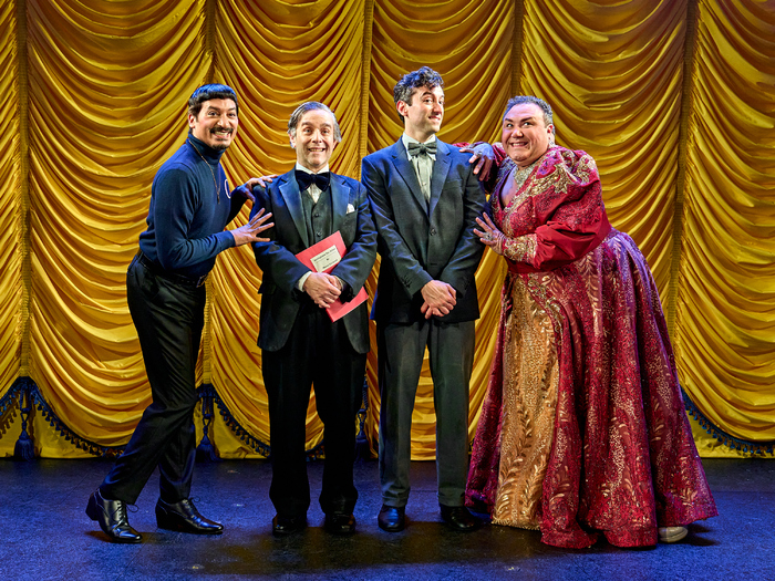 Raj Ghatak, Andy Nyman, Marc Antolin, and Trevor Ashley Photo