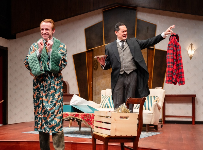 Review: HAPPY CHRISTMAS, JEEVES at Taproot Theatre  Image