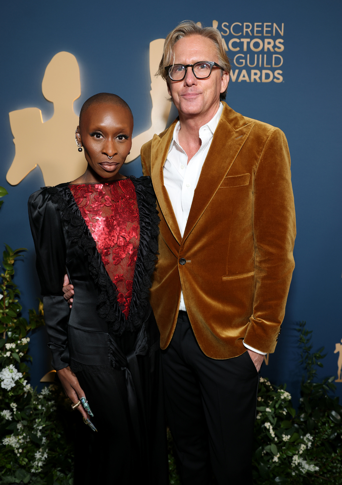 Cynthia Erivo and Jon Brockett (SAG Awards Executive Producer) Photo