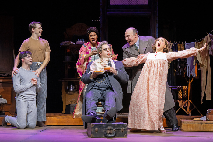 Zachary Daniel Jones, Brendan Sheehan, Audra McDonald, Andrew Kober, Danny Burstein,  Photo