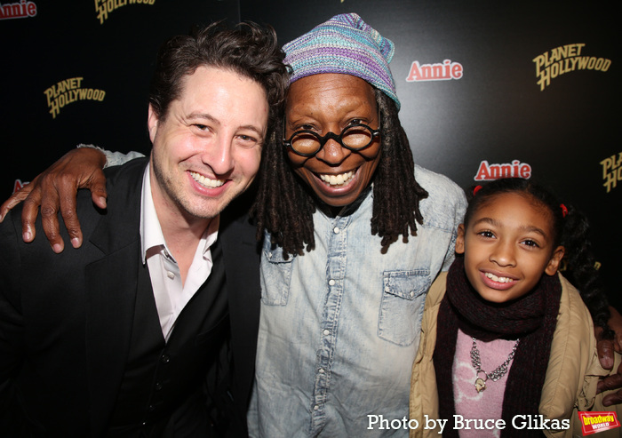 Rhett Guter, Whoopi Goldberg and Granddaughter Photo