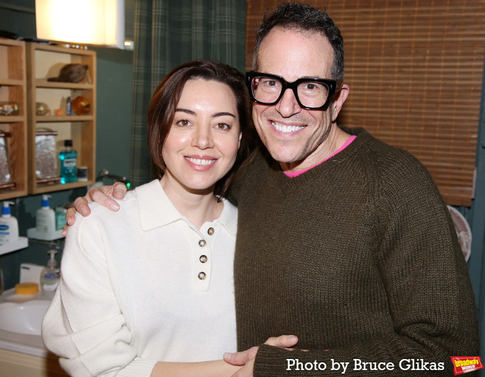 Aubrey Plaza and Director Michael Mayer  Photo