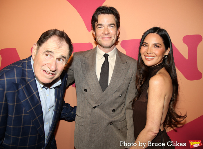 Richard Kind, John Mulaney and Olivia Munn Photo