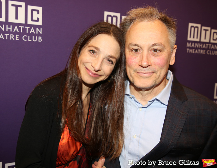 Marin Hinkle and David Aaron Baker  Photo