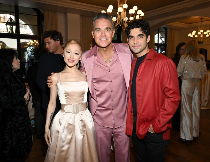 Ariana Grande, Robbie Williams, Freddy Wexler at 