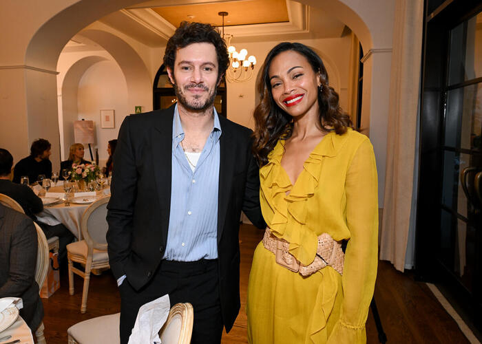 Adam Brody, Zoe Saldana Photo