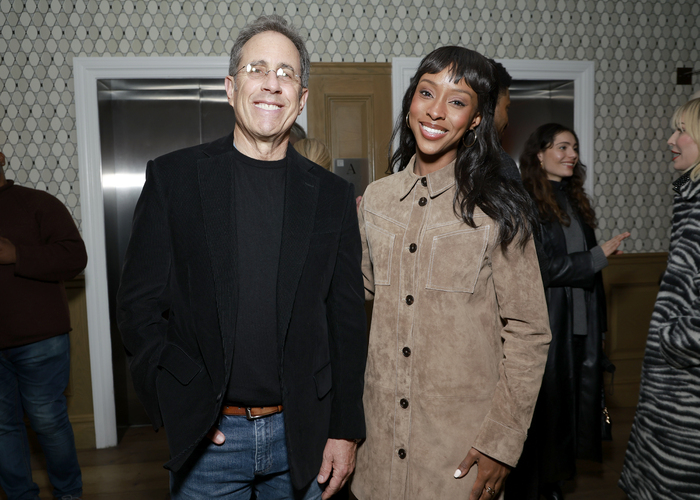 Jerry Seinfeld and Ebony Obsidian  Photo