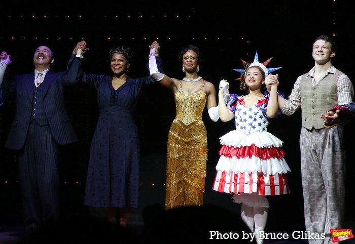 Danny Burstein, Audra McDonald, Joy Woods, Jordan Tyson and Kevin Csolak Photo