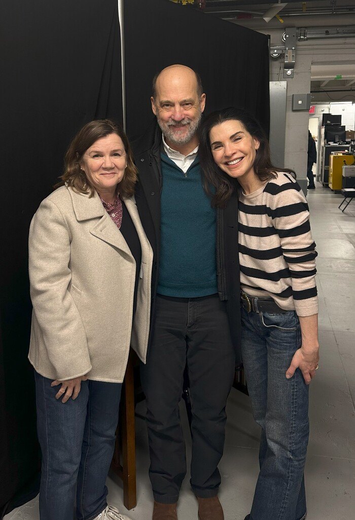 Julianna Margulies  with ER Co-stars Mare Winningham and Anthony Edwards  Photo