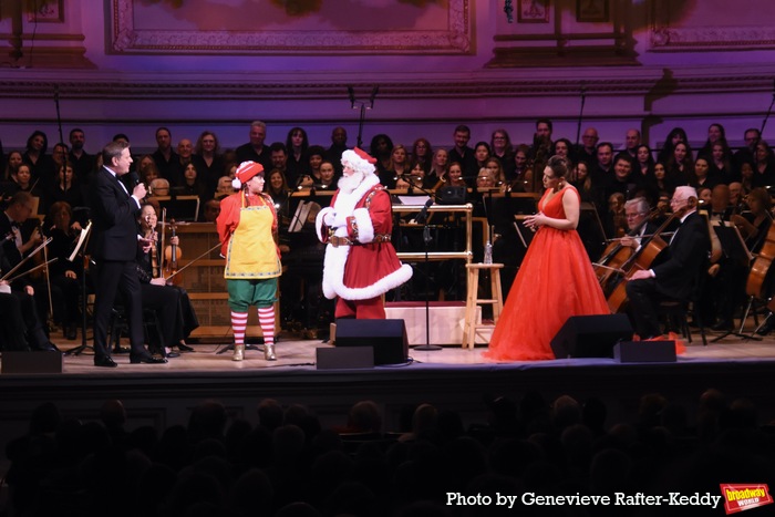 Steven Reineke, Pecan Pie, Santa Claus and Jessica Vosk Photo