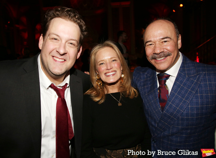 Andrew Kober, Jule Styne grandaughter Heather and Danny Burstein Photo