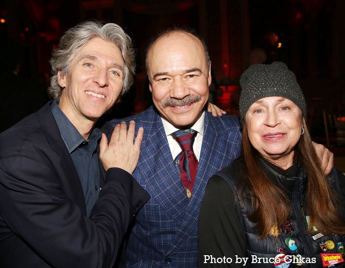 Damian Woetzel, Danny Burstein and Heather Watts at 