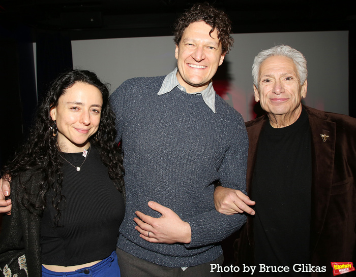 Danya Taymor, Gabriel Ebert and Harvey Fierstein  Photo