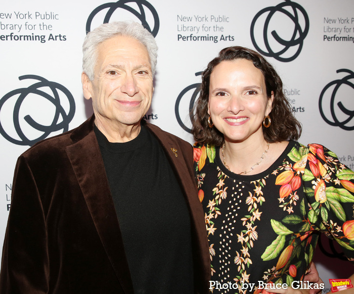 Harvey Fierstein and Executive Director of the Library for the Performing Arts Robert Photo