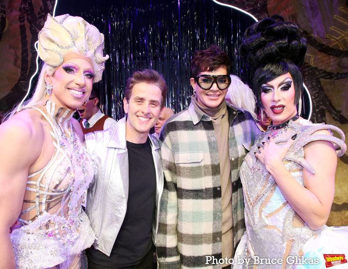 Nick Adams, Joey McIntyre, Adam Lambert and Alaska Thunderfvck Photo