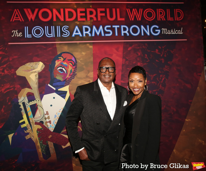 Photos: Mathew Knowles and Carly Rae Jepsen Visit A WONDERFUL WORLD: THE LOUIS ARMSTRONG MUSICAL  Image