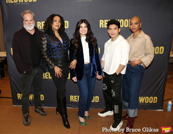 Photos: Idina Menzel and the Cast of REDWOOD Meet the Press  Image