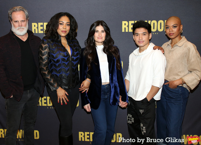 Photos: Idina Menzel and the Cast of REDWOOD Meet the Press  Image