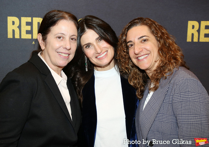 Producer Caroline Kaplan, Idina Menzel and Producer Eva Price Photo