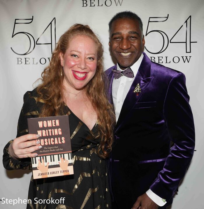 Jennifer Ashley Tepper, Creative/Program Director 54 Below & Norm Lewis Photo