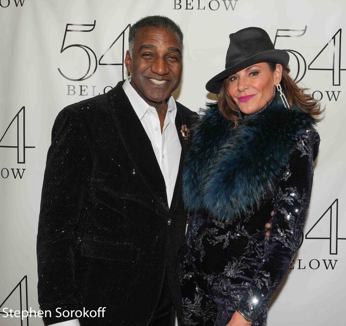 Norm Lewis & Countess Luann de Lesseps Photo