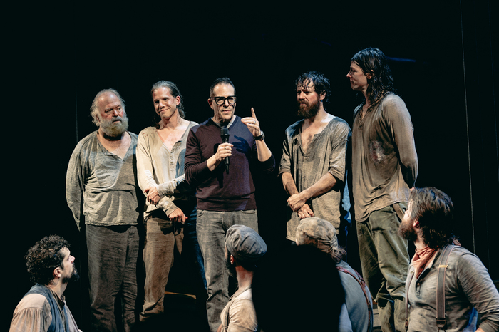 Wayne Duvall, Stark Sands, Michael Mayer, John Gallagher, Jr., and Adrian Blake Ensco Photo